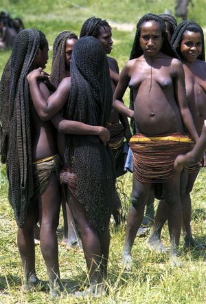 ebony black naked women