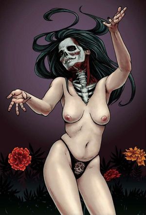 sexy skeleton girl