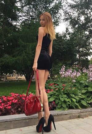 long legs high heels