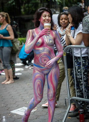 nude body paint