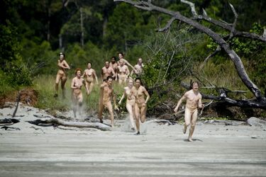 Naked Girls Being Sluts - Barenaked Survivor
